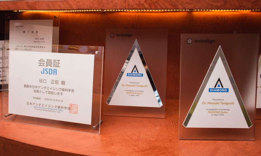 ダイヤモンドプロバイダーの表彰盾